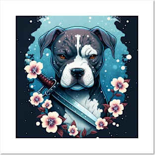 Japanese Staffy Posters and Art